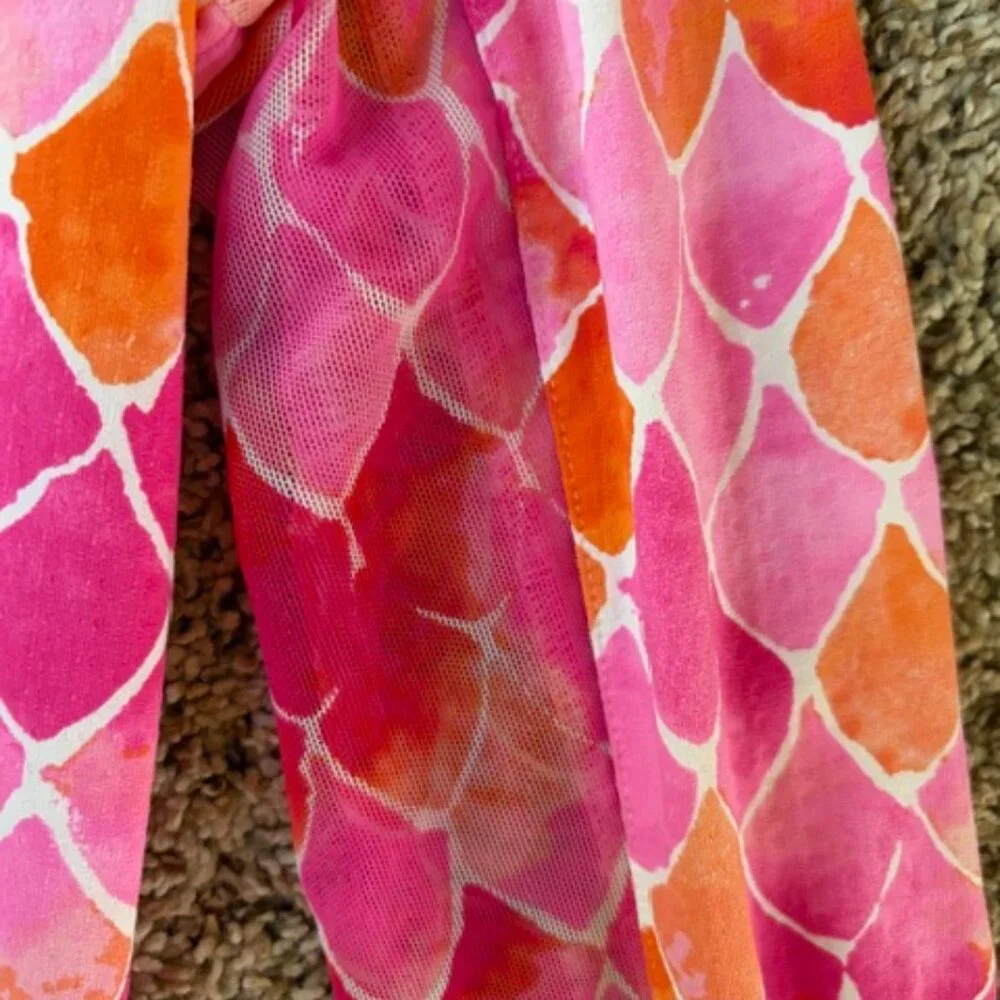 Ibkul Pink and Orange Golf Dress - Picture 6 of 7